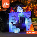 6ft Haunted Castle Trunk or Treat Halloween Inflatable