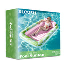 70in x 46in Cyan Pink Large Suntan Tub Pool Floats Sun Tan Tub