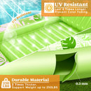 70in x 46in Large Green Suntan Tub Pool Floats Sun Tan Tub