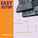 Halloween 17in Foam Tombstone (demon) With 12 Bonus Stakes