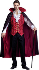 JOYIN Men's Vampire Costume with Cape - Dracula Halloween Outfit