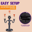 Light Up Haunted Candelabra, 2 Pcs