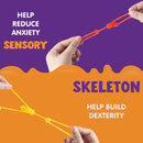 JOYIN 48 PCS Halloween Stretchy Skeletons - Party Favors for Kids