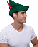 JOYIN Felt Robin Hood Hat with Feather - Classic Costume Accessory