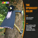 60'' Halloween Crashing Witch Decorations