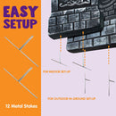 5-pack Realistic Foam Tombstones And Stands