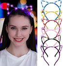 LED Cat Headbands, 6 Pack