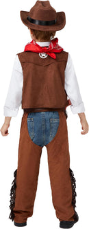 JOYIN Boys Cowboy Hat Costume - Kids Halloween Western Outfit Set