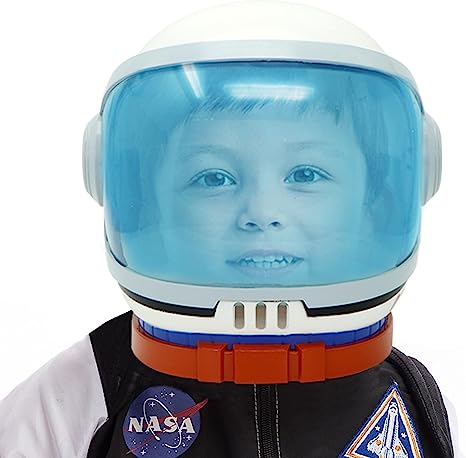 Helmet Blue and Orange Kid Astronaut