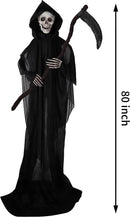 64.5in Halloween Animated Standing Grim Reaper