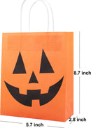 Halloween Colorful Bags with Handles, 24 Pcs