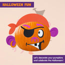 16 Foam Halloween Pumpkin Decorating Craft Kit