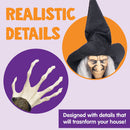 19.6in Halloween Hanging Evil Witch, 4 Pack