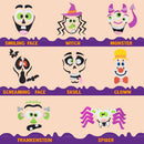 16 Foam Halloween Pumpkin Decorating Craft Kit