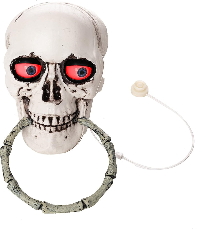 Skeleton Doorbell with Moving Eyes