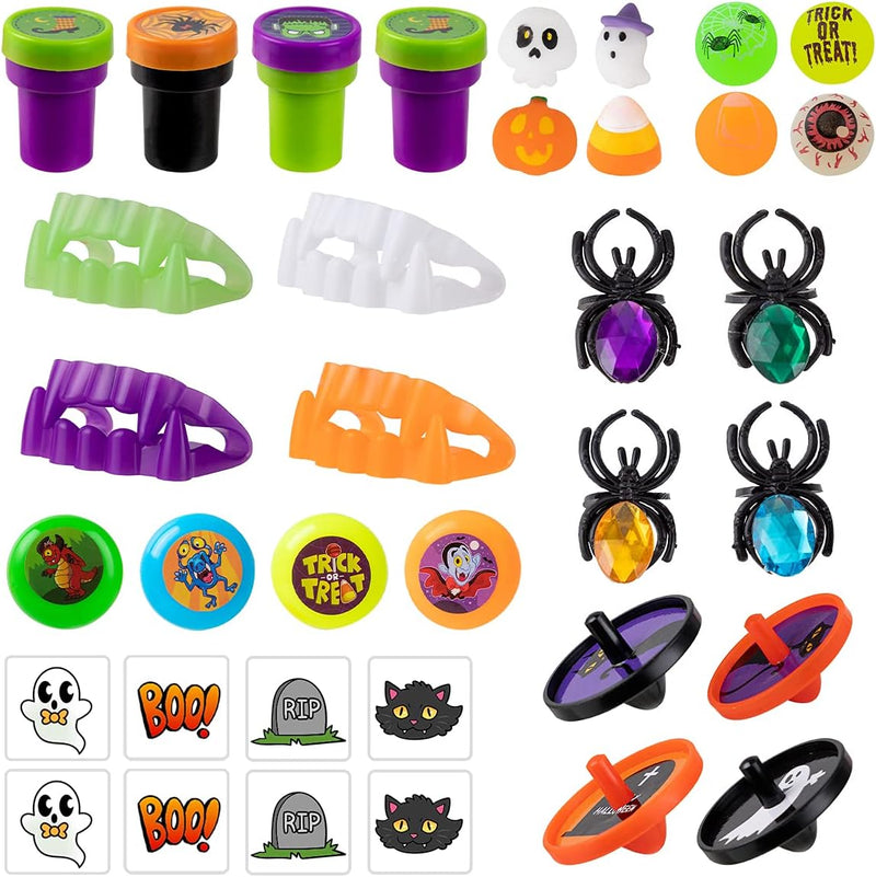 Halloween Toys Container with Prizes, 36 Pack