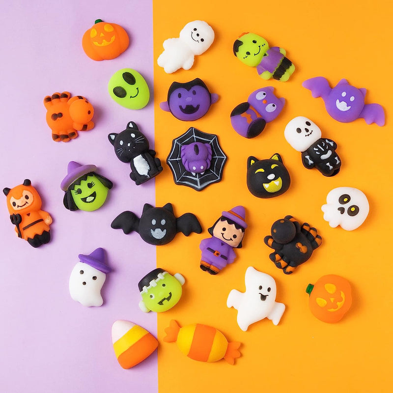 24 Halloween Mochi Squishy Toys
