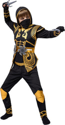 JOYIN Kids' Golden Halloween Ninja Costume Set