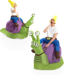 JOYIN Inflatable Gnome Snail Costume - Ride-On Blow Up Halloween Suit