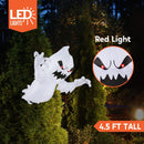 Joiedomi 4.5FT Halloween Inflatable Window Ghost with LED
