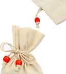 Halloween 12 Canvas Holiday Gift Drawstring Bags