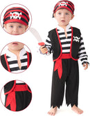 JOYIN Baby Pirate Costume - Infant Halloween Outfit Set for Toddler Dress-Up