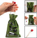 Halloween Drawstring Canvas Bags, 12 Pcs