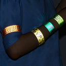 Halloween Reflective Slap Bracelets 72 Pcs