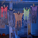 JOYIN 5 Pack 27.6" Hanging Grim Reaper & Ghost Decorations for Halloween Yard Graveyard Outdoor