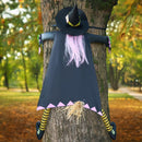 60'' Halloween Crashing Witch Decorations