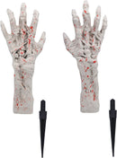 13in White Zombie Arm Stakes