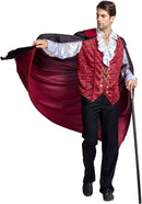 JOYIN Men's Vampire Costume with Cape - Dracula Halloween Outfit