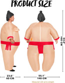 JOYIN Adult Inflatable Sumo Costume - Funny Full Body Blow Up Suit