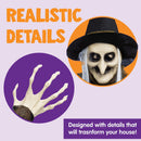 4 Pcs Hanging Witches (Purple, Orange, Green, Grey)