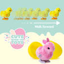 12Pcs 3.7in Colorful Wind-Up Jumping Animals with Easter Eggs Bursting for Easter Egg Hunt