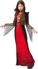 JOYIN Girls Royal Vampire Costume - Deluxe Gothic Victorian Vampiress Set
