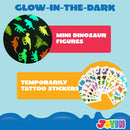 96Pcs Dinosaur Party Toys and Bags Set for 12 Guests