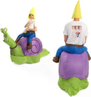 JOYIN Inflatable Gnome Snail Costume - Ride-On Blow Up Halloween Suit