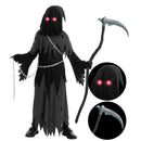 JOYIN Glowing Eyes Grim Reaper Halloween Costume for Kids