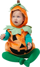 JOYIN Baby Pumpkin Costume with Green Leaves - Toddler Halloween Outfit