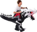 JOYIN LED Dragon Skeleton Inflatable Costume - Adult Ride-On Blow Up Suit