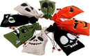 Halloween Drawstring Canvas Bags, 12 Pcs