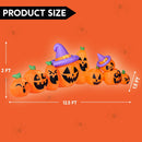 Joiedomi 12.5 Ft Inflatable Halloween Pumpkin Set with Witch Hat & LED Lights