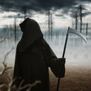 JOYIN 52-Inch Grim Reaper Scythe - Oversized Halloween Costume Prop
