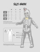 JOYIN Boys Glow in the Dark Skeleton Costume - Kids Halloween Bone Jumpsuit
