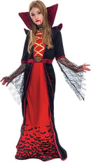 JOYIN Girls Royal Vampire Costume - Deluxe Gothic Victorian Vampiress Set