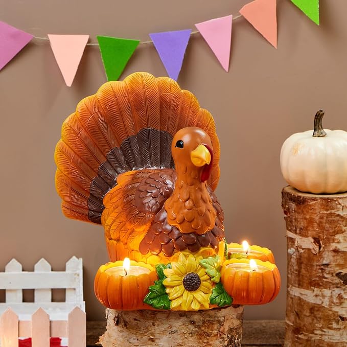 Thanksgiving Turkey Candle Holders