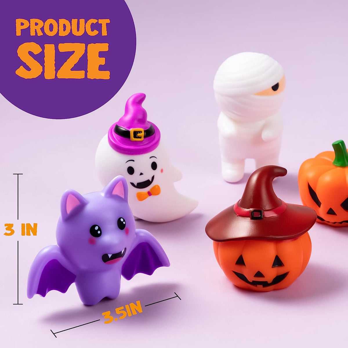 Halloween Light-up Bath Toys, 6 Pcs - JOYIN