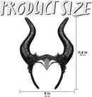 JOYIN Black Devil Horns Headband - Halloween Costume Accessory