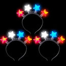 3Pcs Patriotic LED Headbands
